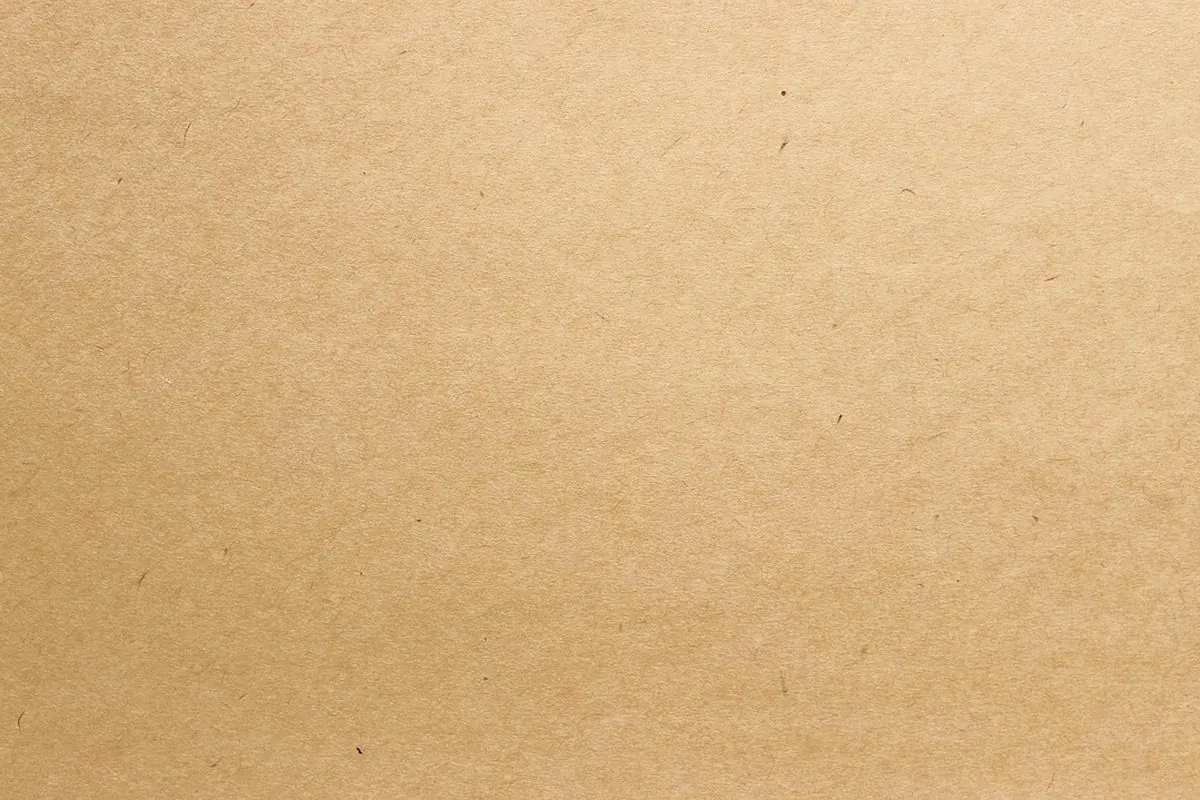 Tờ giấy kraft nâu phẳng, mặt giấy mịn