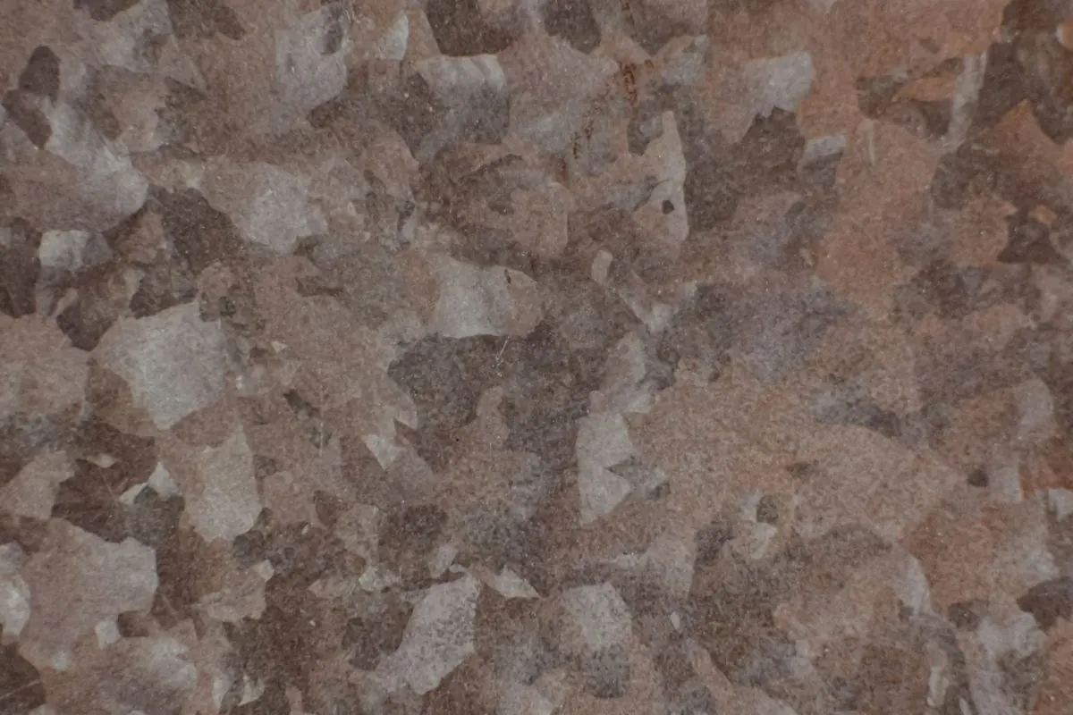 Galvanized steel sheet surface with spangle pattern